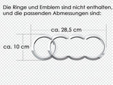 Wabengrill Kühlergrill Front Grill Schwarz für AUDI A3 8P S3 2008-2013 fg86